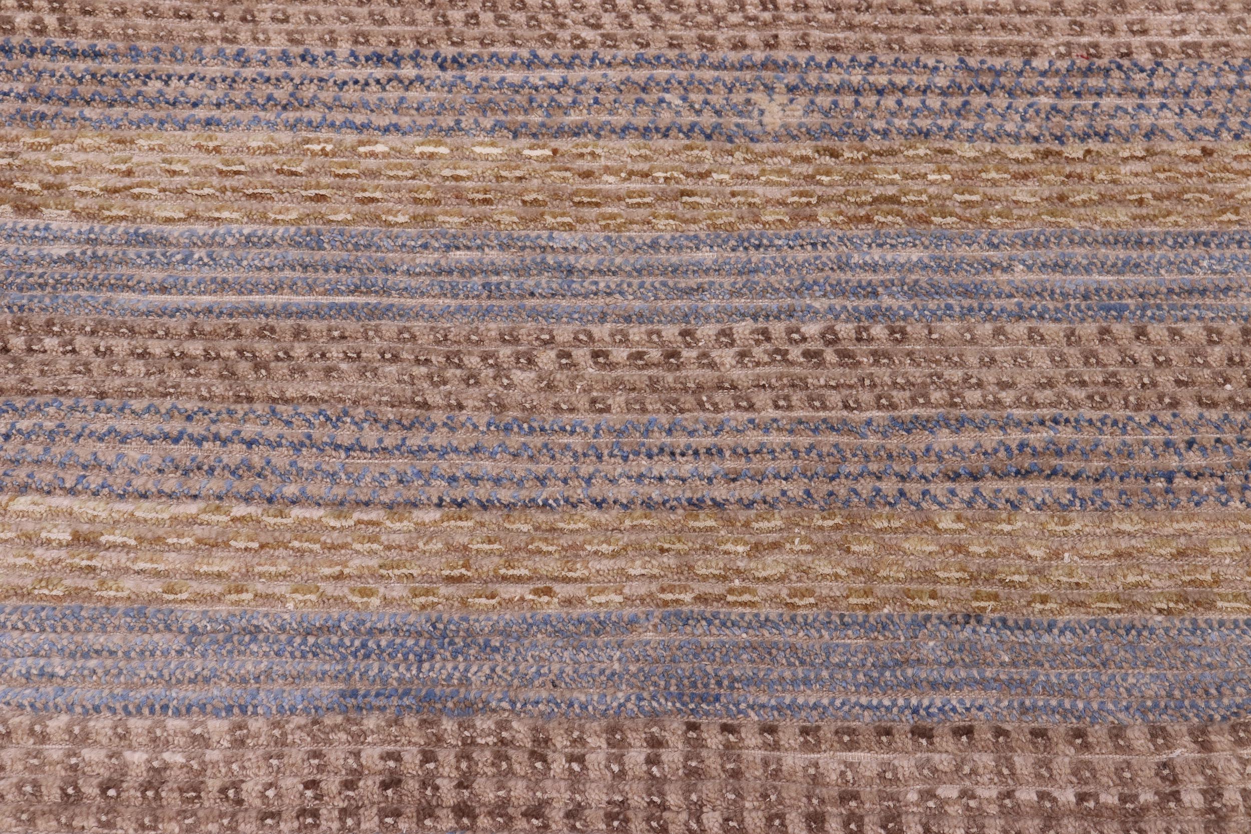 handmade Geometric Moroccan Hi Grey Gold Hand Knotted RECTANGLE 100% WOOL area rug 7' x 10'