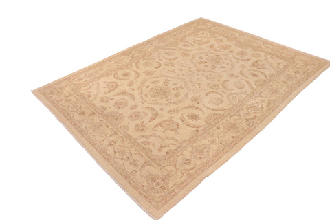handmade Traditional Kafkaz Beige Brown Hand Knotted RECTANGLE 100% WOOL area rug 10x14
