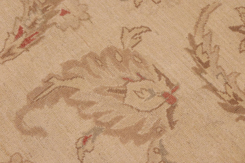 handmade Traditional Kafkaz Beige Brown Hand Knotted RECTANGLE 100% WOOL area rug 10x14