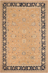 handmade Traditional Kafkaz Brown Blue Hand Knotted RECTANGLE 100% WOOL area rug 10 x 14