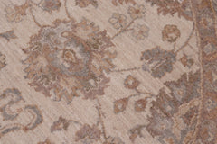 handmade Traditional Kafkaz Ivory Grey Hand Knotted ROUND 100% WOOL area rug 8' x 8'