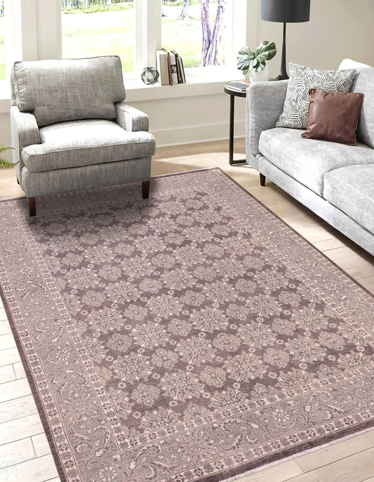 handmade Transitional Kafkaz Grey Green Hand Knotted RECTANGLE 100% WOOL area rug 8' x 10'