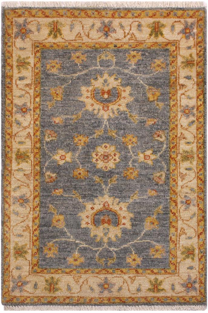 handmade Traditional Kafkaz Grey Red Hand Knotted RECTANGLE 100% WOOL area rug 2 x 3