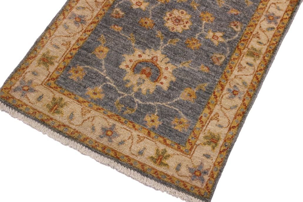 handmade Traditional Kafkaz Grey Red Hand Knotted RECTANGLE 100% WOOL area rug 2 x 3