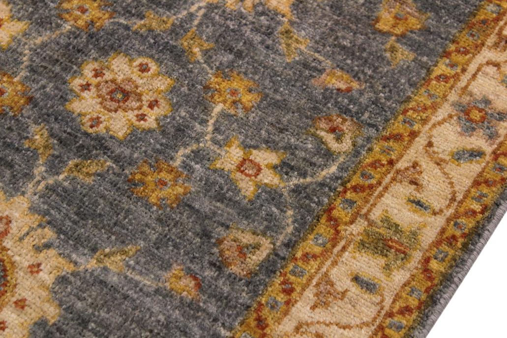 handmade Traditional Kafkaz Grey Red Hand Knotted RECTANGLE 100% WOOL area rug 2 x 3