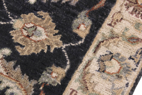 Bohemian Ziegler Steadman Grey/Ivory Hand Knotted Wool Rug - 2'0'' x 2'11''
