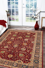 handmade Traditional Kafkaz Red Blue Hand Knotted RECTANGLE 100% WOOL area rug 10 x 15