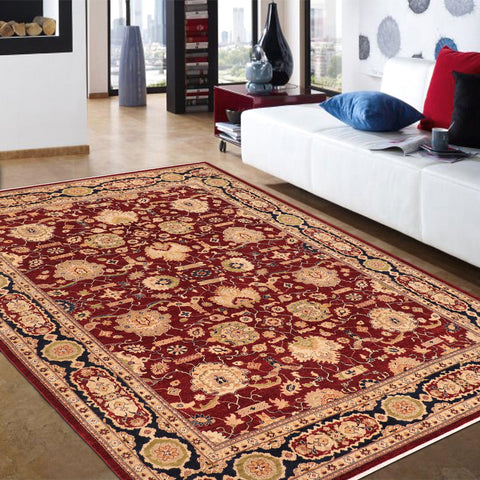 handmade Traditional Kafkaz Red Blue Hand Knotted RECTANGLE 100% WOOL area rug 10x14