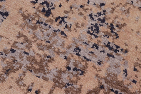 handmade Modern Round Kafkaz Lt. Brown Grey Hand Knotted ROUND 100% WOOL area rug 8' x 8'