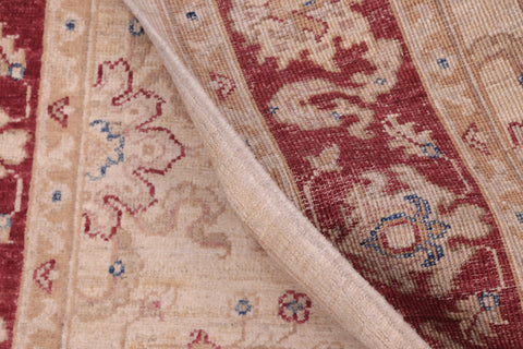 handmade Traditional Kafkaz Ivory Red Hand Knotted RECTANGLE 100% WOOL area rug 3x5