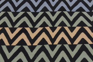 handmade Modern Kilim Black Blue Hand-Woven RECTANGLE 100% WOOL area rug 5x7