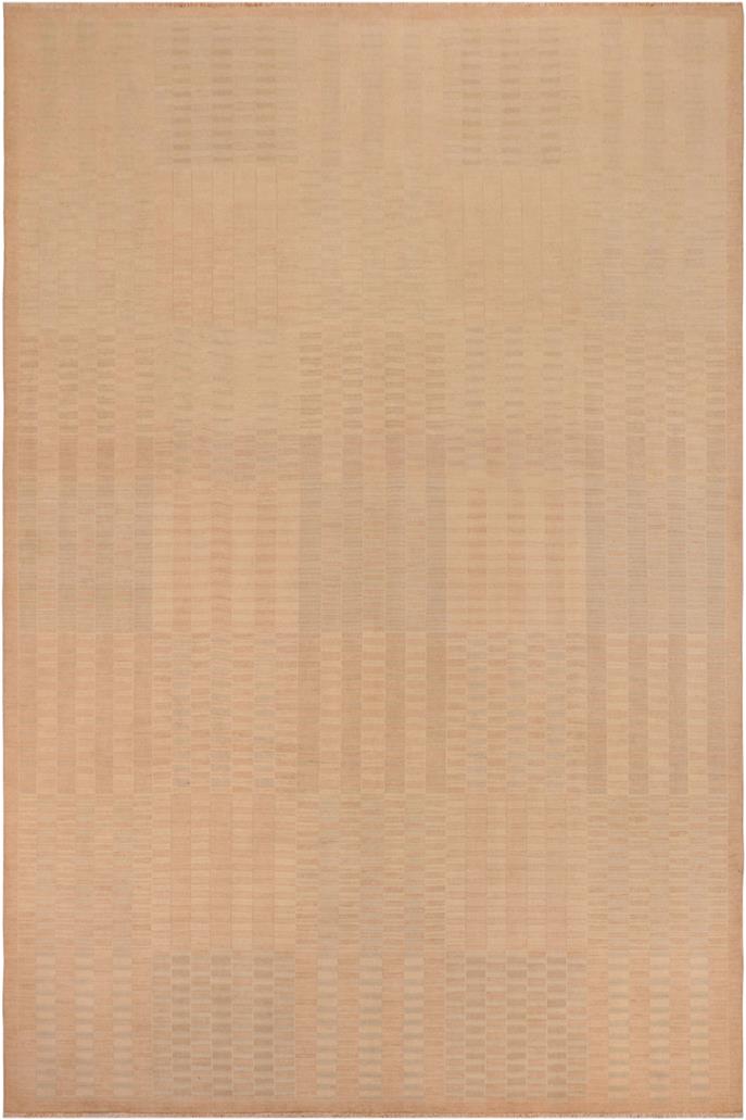 handmade Modern Gabbeh Brown Tan Hand Knotted RECTANGLE 100% WOOL area rug 10  x 14 