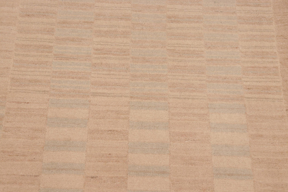 handmade Modern Gabbeh Brown Tan Hand Knotted RECTANGLE 100% WOOL area rug 10' x 14'
