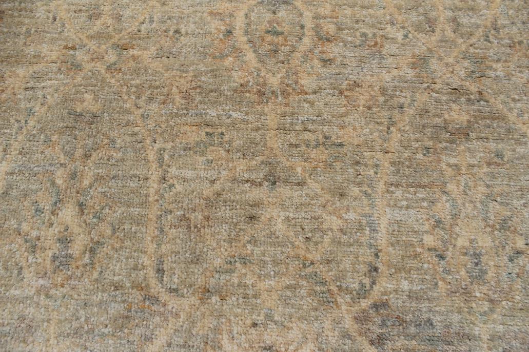 handmade Traditional Kafkaz Gray Beige Hand Knotted RECTANGLE 100% WOOL area rug 4 x 6