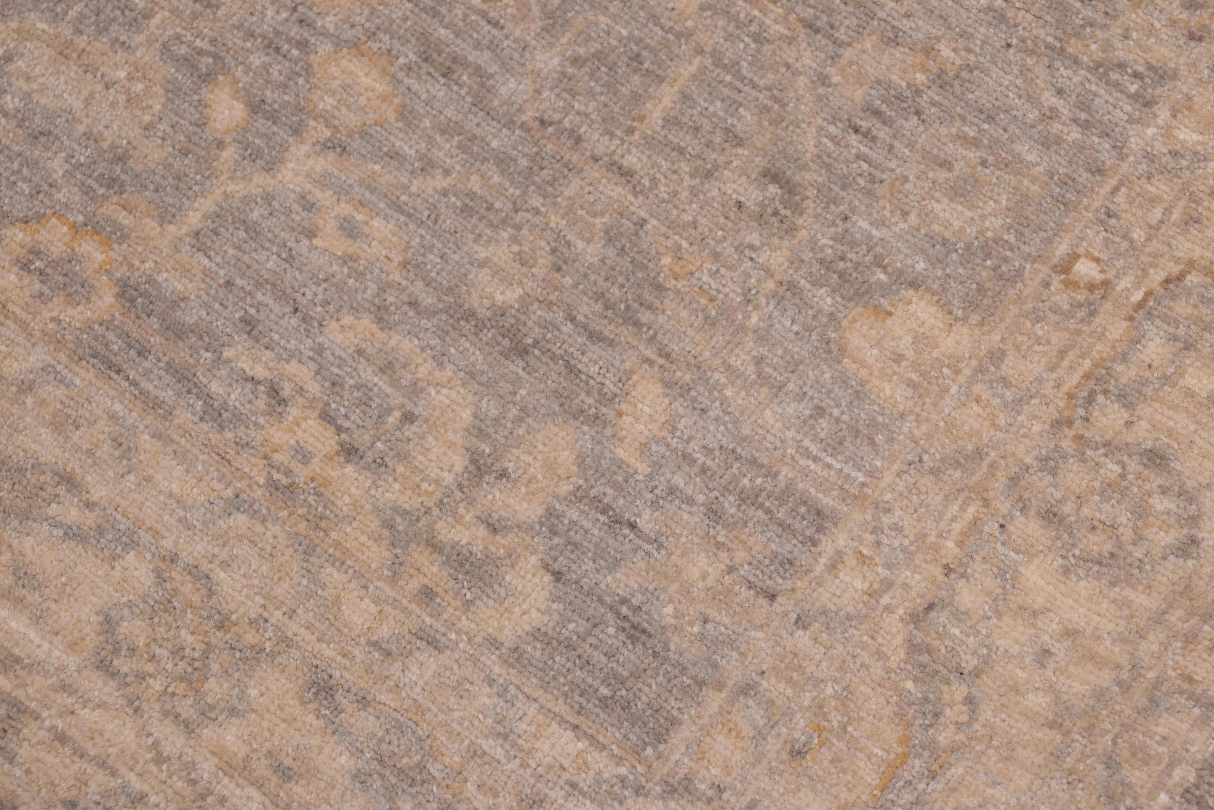 handmade Traditional Kafkaz Grey Beige Hand Knotted RECTANGLE 100% WOOL area rug 4x6