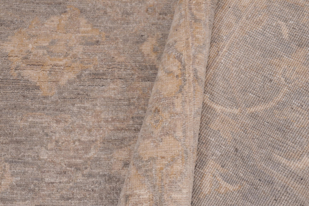 handmade Traditional Kafkaz Grey Beige Hand Knotted RECTANGLE 100% WOOL area rug 4x6