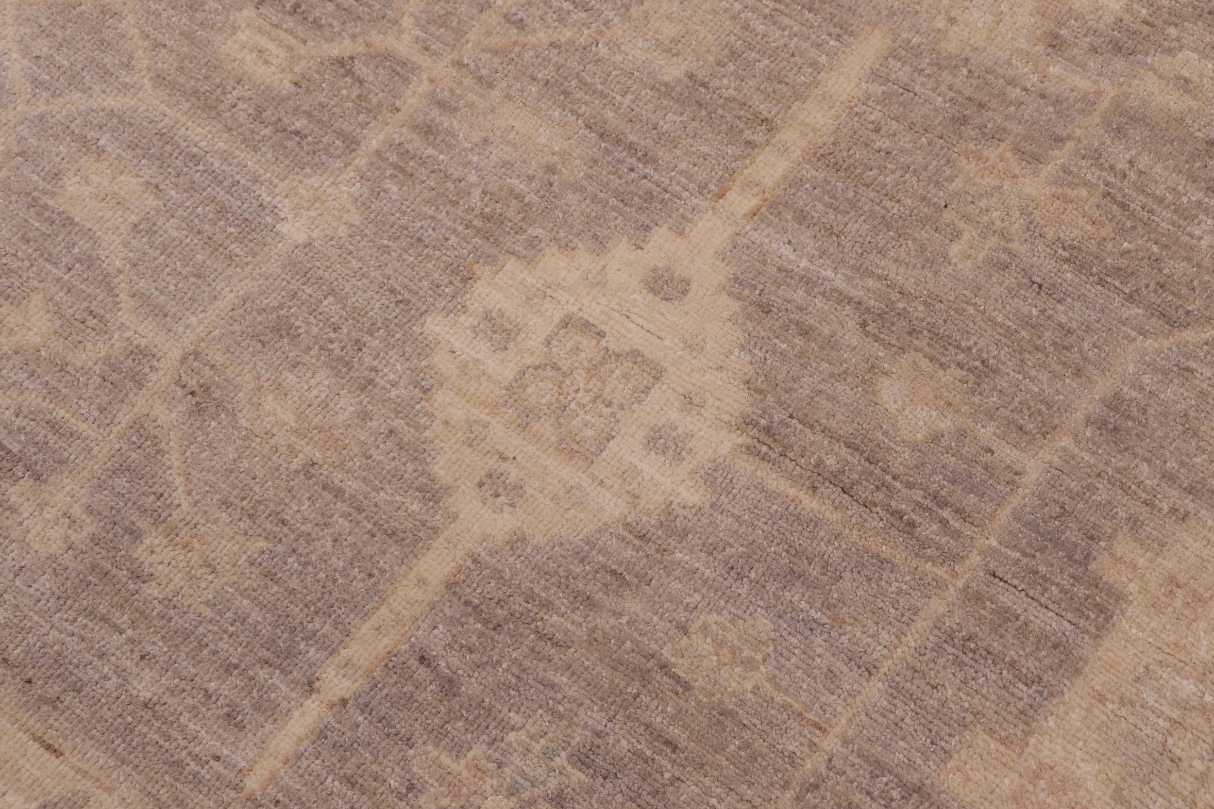 handmade Transitional Kafkaz Gray Beige Hand Knotted RECTANGLE 100% WOOL area rug 10' x 14'