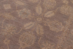 handmade Transitional Kafkaz Grey Lt. Green Hand Knotted RECTANGLE 100% WOOL area rug 9 x 12