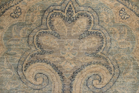 handmade Modern Kafkaz Grey Red Hand Knotted RUNNER 100% WOOL area rug 3' x 19'
