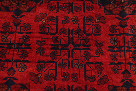 handmade Tribal Biljik Khal Mohammadi Red Blue Hand Knotted RECTANGLE 100% WOOL area rug 10x13