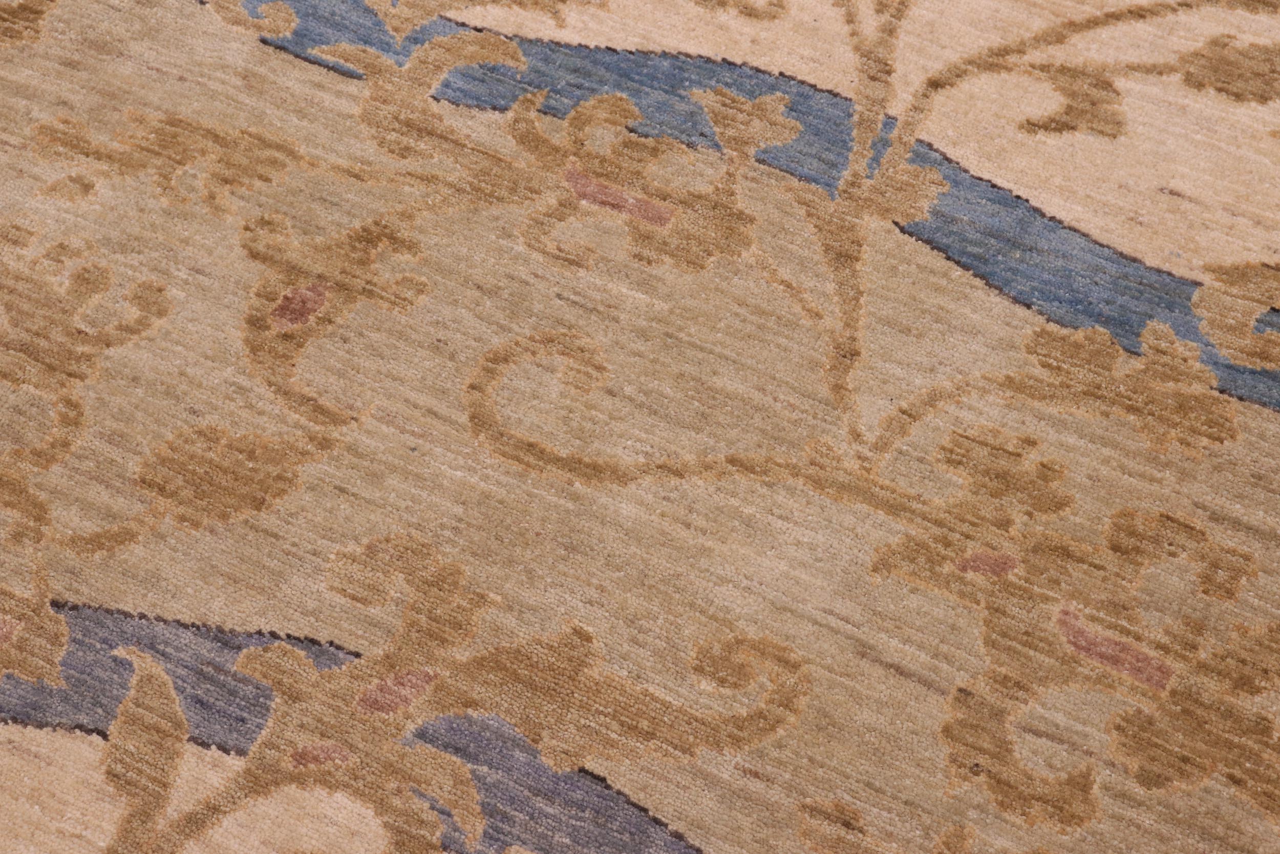 handmade Modern Kafkaz Green Blue Hand Knotted RECTANGLE 100% WOOL area rug 10' x 14'