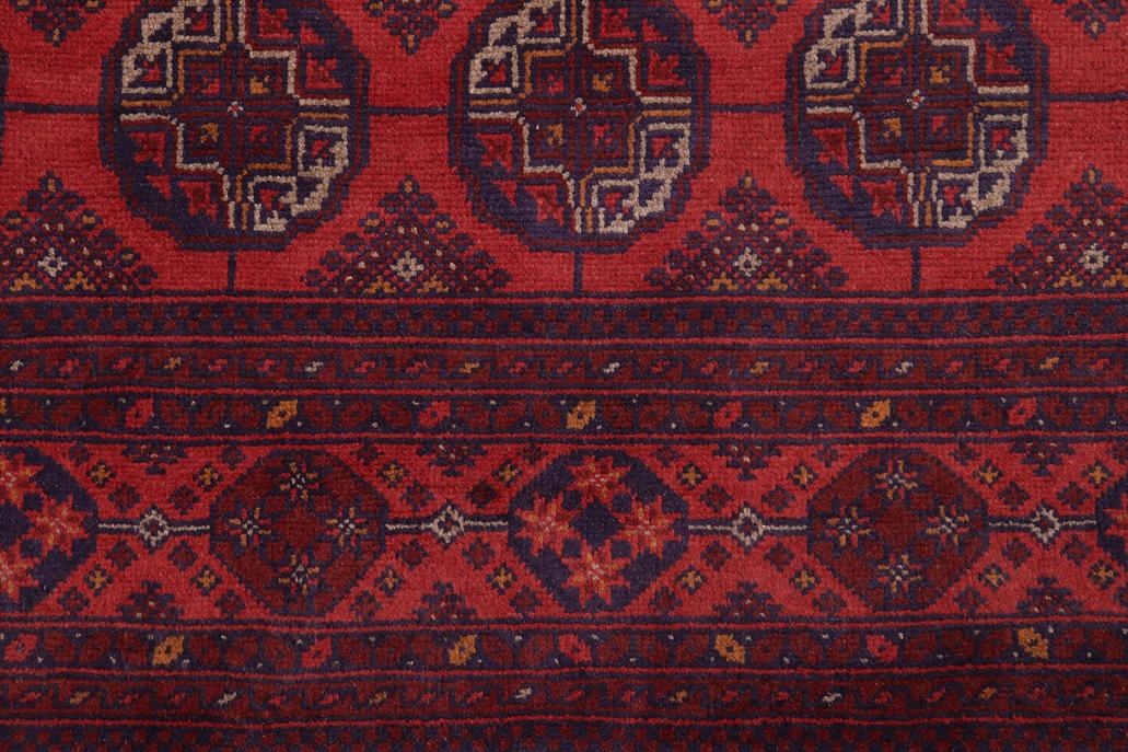 handmade Tribal Biljik Khal Mohammadi Red Blue Hand Knotted RECTANGLE 100% WOOL area rug 5x7