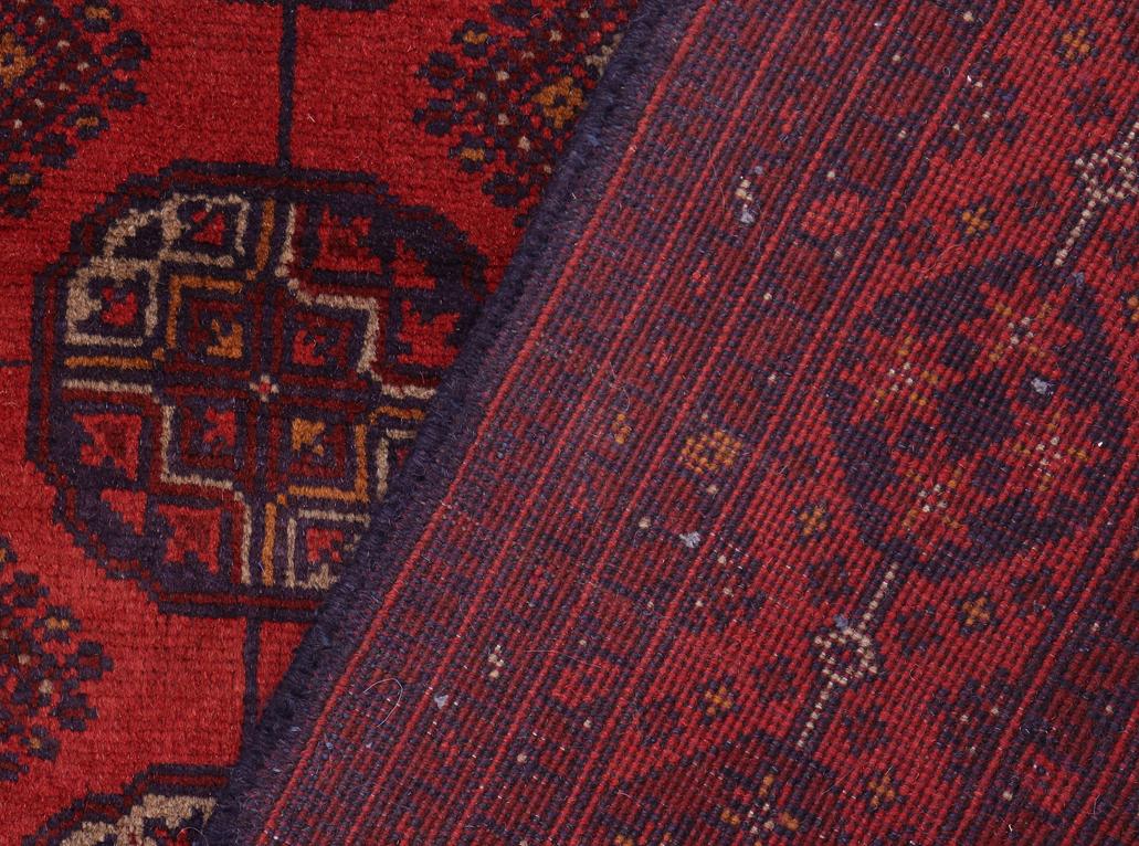 handmade Tribal Biljik Khal Mohammadi Red Blue Hand Knotted RECTANGLE 100% WOOL area rug 5x7