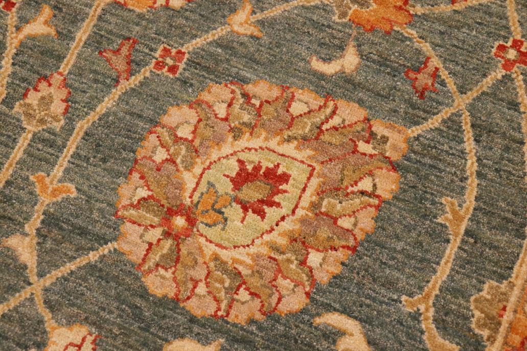 handmade Traditional Kafkaz Gray Beige Hand Knotted RECTANGLE 100% WOOL area rug 10 x 15