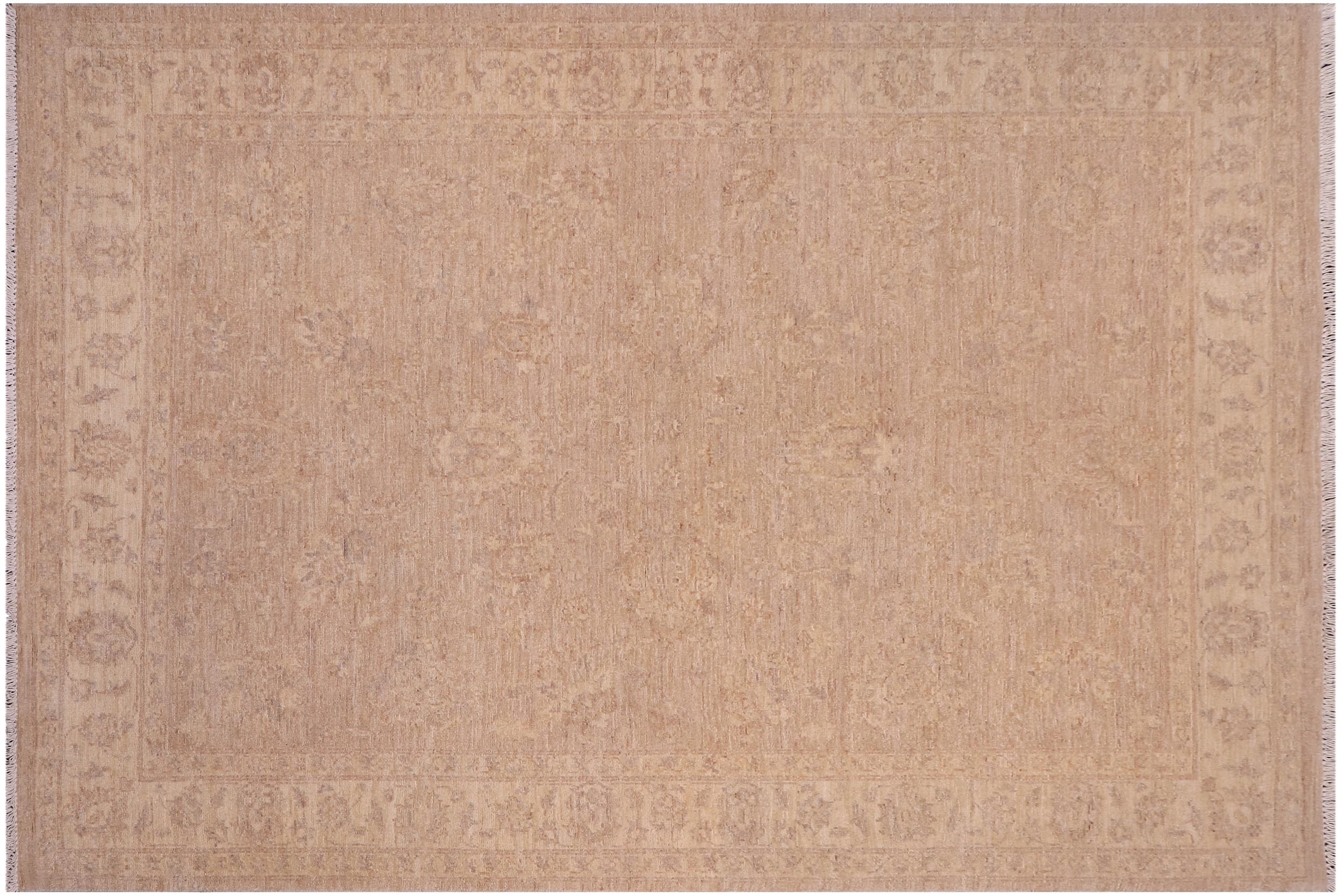 handmade Traditional Kafkaz Grey Beige Hand Knotted RECTANGLE 100% WOOL area rug 5x7