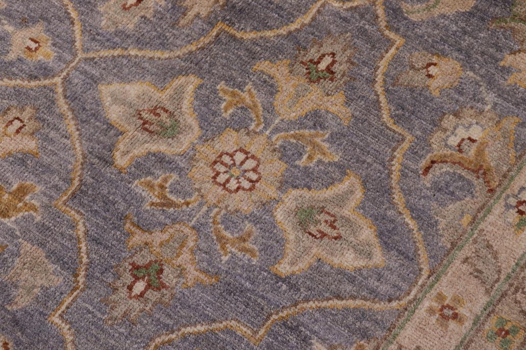 handmade Traditional Kafkaz Gray Beige Hand Knotted RECTANGLE 100% WOOL area rug 10 x 14