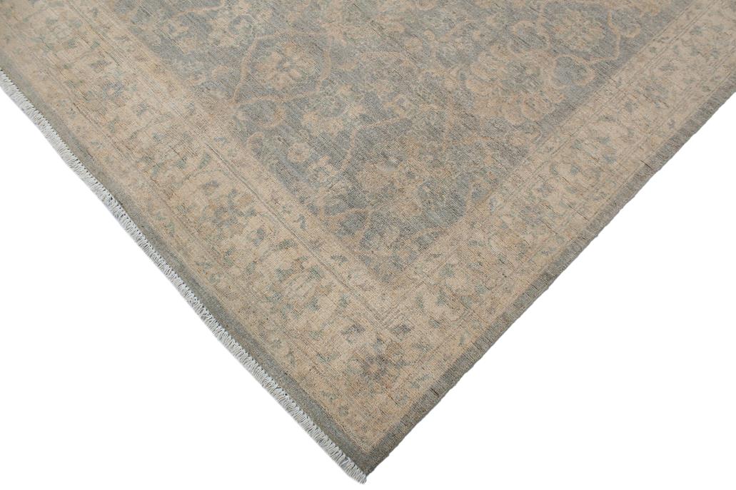 handmade Traditional Kafkaz Gray Beige Hand Knotted RECTANGLE 100% WOOL area rug 5 x 7