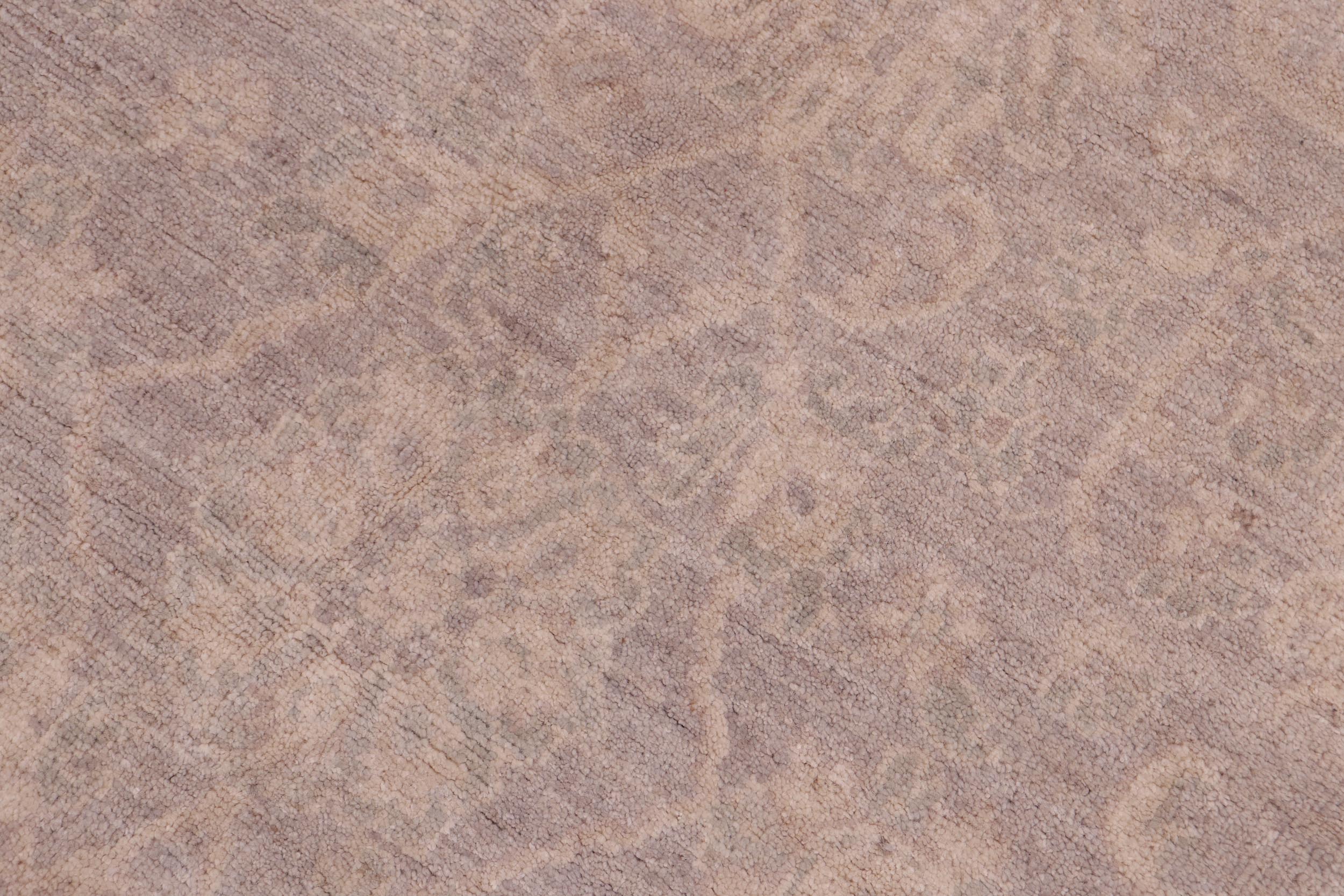 handmade Traditional Kafkaz Gray Beige Hand Knotted RECTANGLE 100% WOOL area rug 5x7