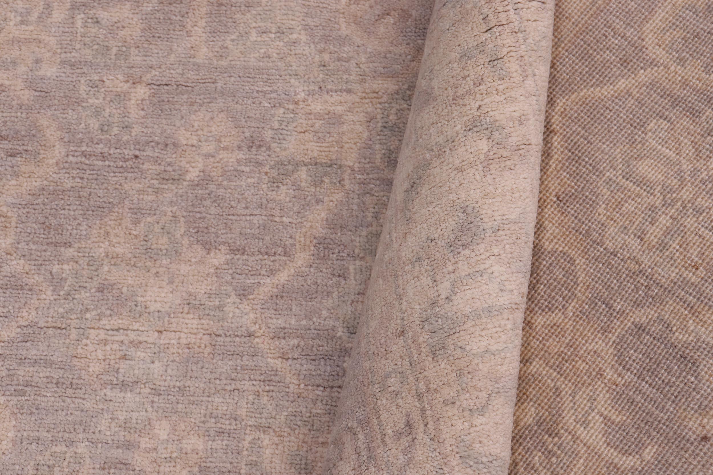 handmade Traditional Kafkaz Gray Beige Hand Knotted RECTANGLE 100% WOOL area rug 5x7