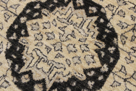 handmade Geometric Mamluk Gray Black Hand Knotted RECTANGLE 100% WOOL area rug 9 x 12