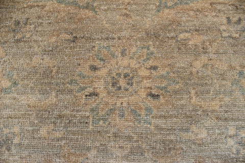 handmade Traditional Kafkaz Grey Beige Hand Knotted RUNNER 100% WOOL area rug 3' x 10'