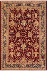 handmade Traditional Kafkaz Red Blue Hand Knotted RECTANGLE 100% WOOL area rug 10 x 14