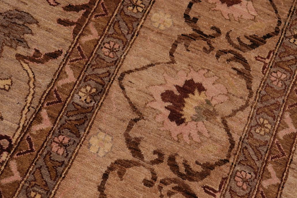 handmade Traditional Kafkaz Gray Brown Hand Knotted RECTANGLE 100% WOOL area rug 10 x 14