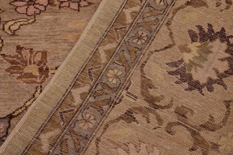 handmade Traditional Kafkaz Gray Brown Hand Knotted RECTANGLE 100% WOOL area rug 10x14