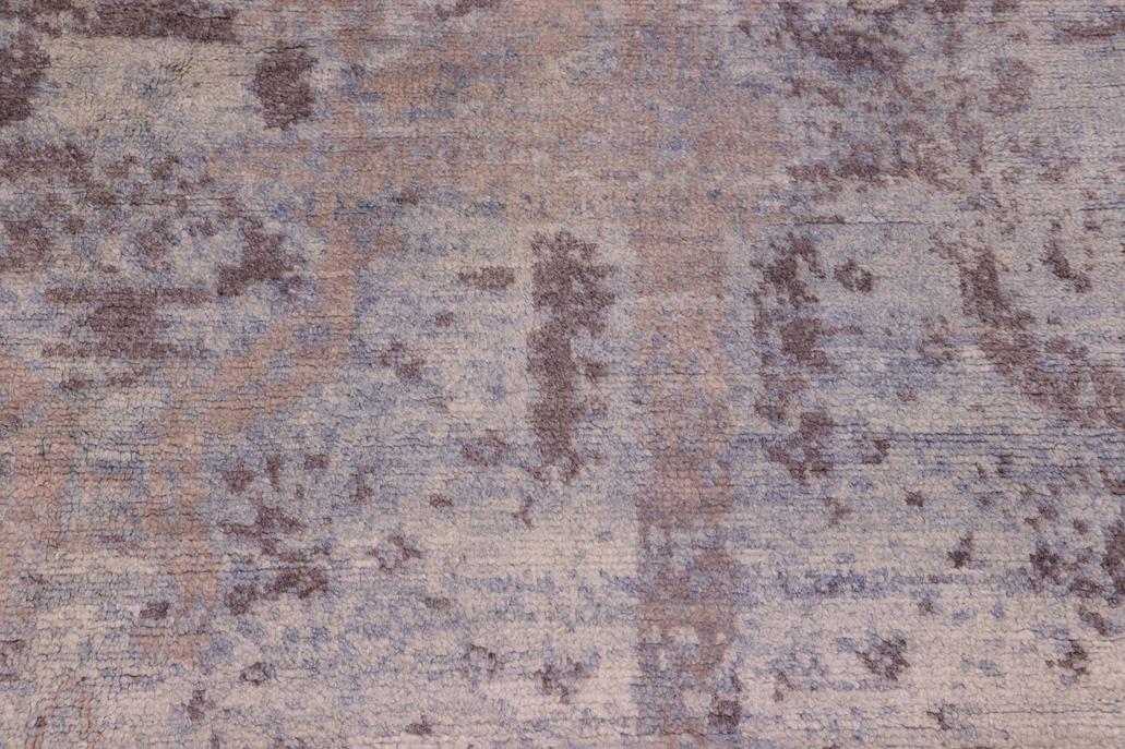 handmade Modern Kafkaz Blue Gray Hand Knotted RECTANGLE BAMBOO SILK area rug 8 x 10