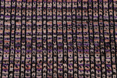 handmade Geometric Berjusta Black Rust Hand Knotted RECTANGLE 100% WOOL area rug 5' x 7'
