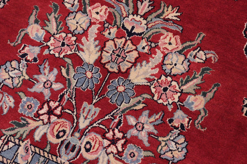 handmade Transitional Tabriz Red Black Hand Knotted RECTANGLE 100% WOOL area rug 10x15