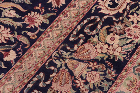 handmade Traditional Tamour Blue Red Hand Knotted RECTANGLE 100% WOOL area rug 10x14