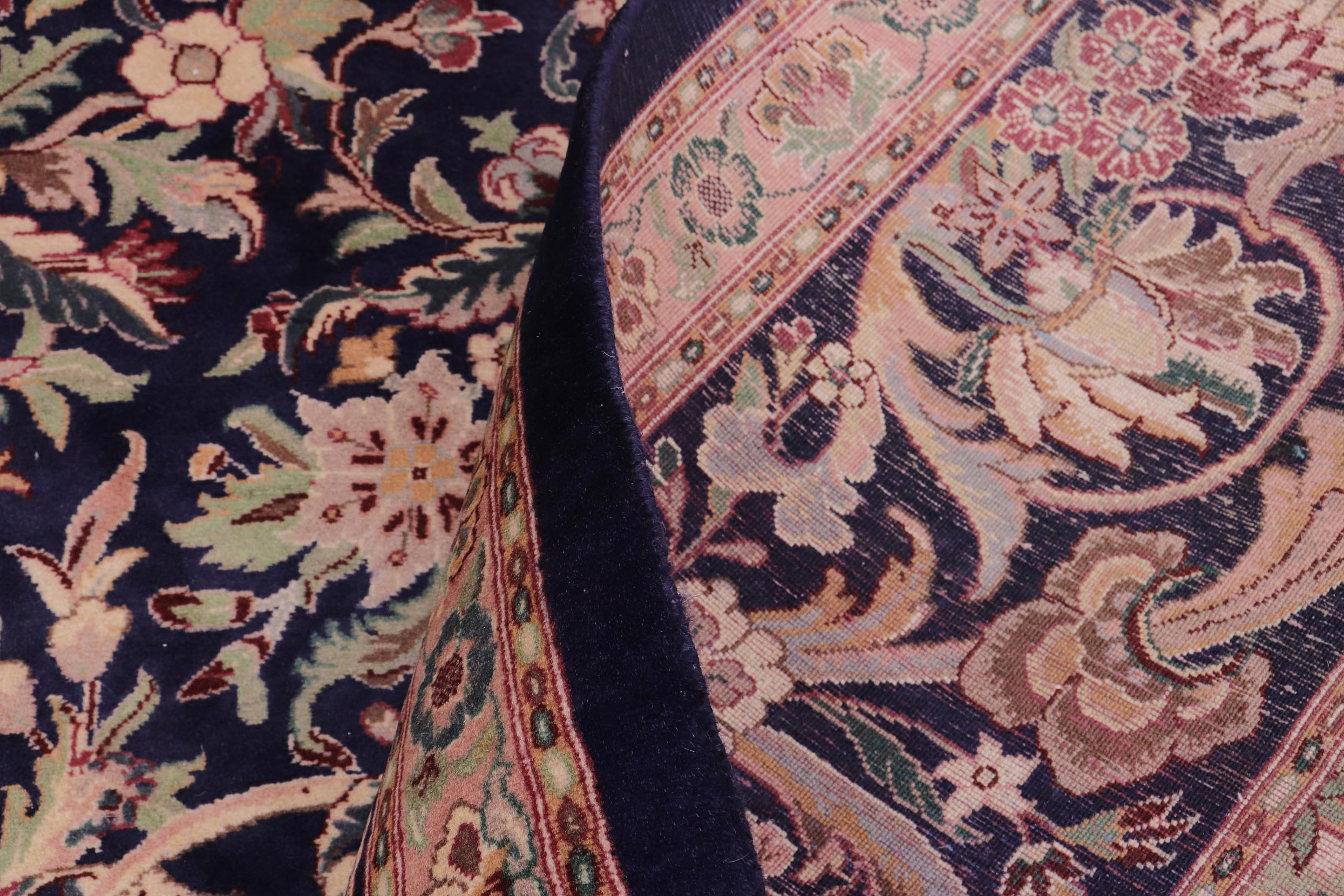 handmade Traditional Tamour Blue Red Hand Knotted RECTANGLE 100% WOOL area rug 10x14