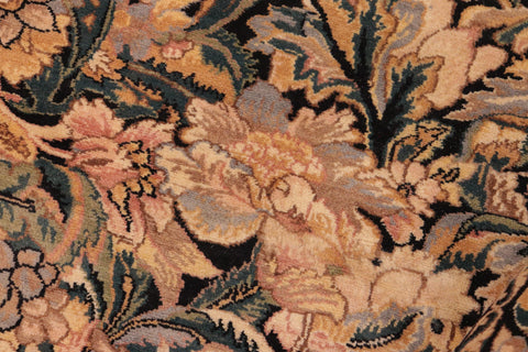 handmade Transitional Rimjim Black Gold Hand Knotted RECTANGLE 100% WOOL area rug 10x14