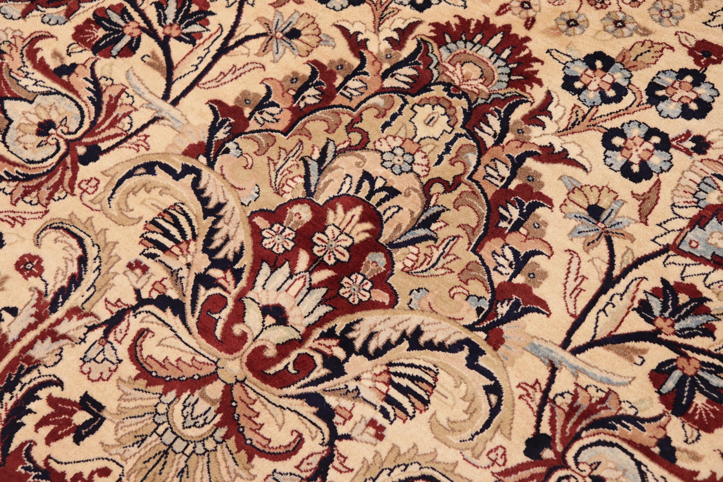 handmade Traditional Aness Beige Rust Hand Knotted RECTANGLE 100% WOOL area rug 10x13