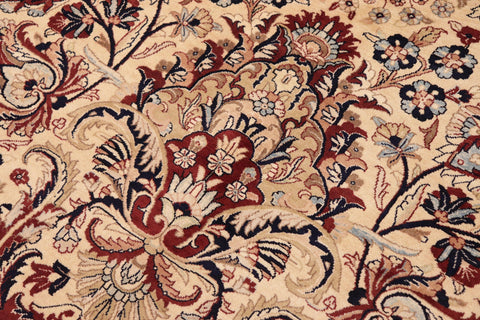 handmade Traditional Aness Beige Rust Hand Knotted RECTANGLE 100% WOOL area rug 10x13