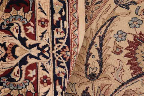 handmade Traditional Aness Beige Rust Hand Knotted RECTANGLE 100% WOOL area rug 10x13