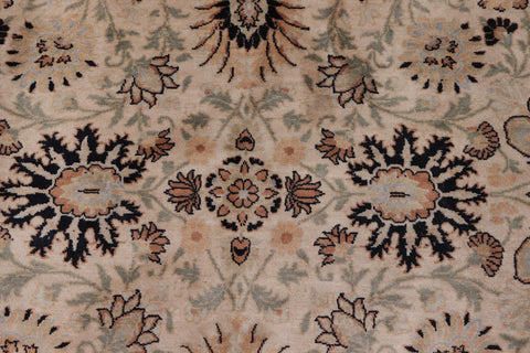 handmade Transitional New Asif Beige Gold Hand Knotted RECTANGLE 100% WOOL area rug 10x14