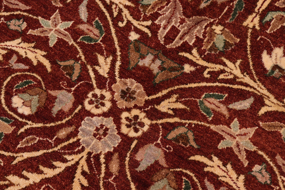 handmade Transitional Lahore Copper Tan Hand Knotted RECTANGLE 100% WOOL area rug 10' x 14'