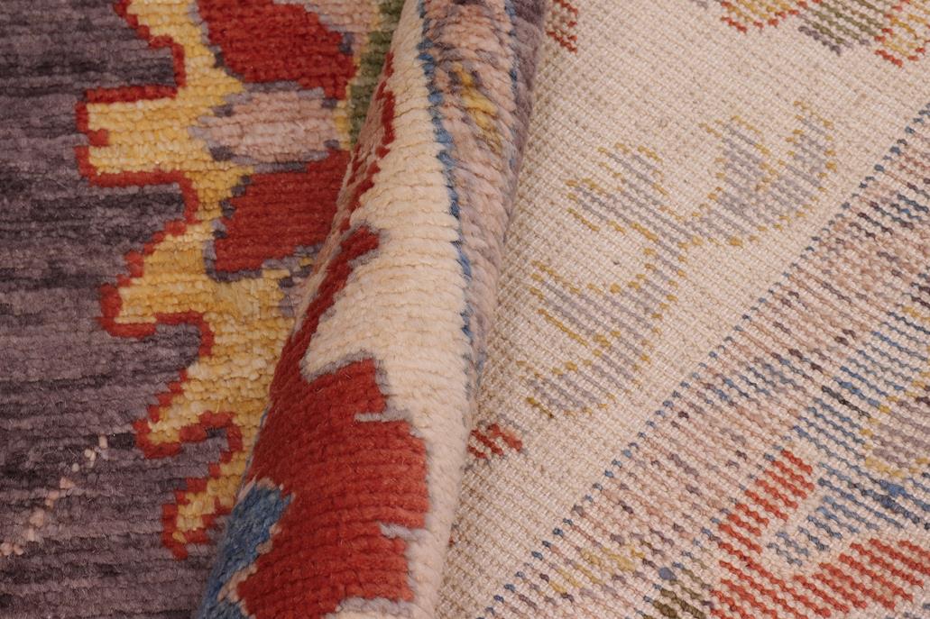 handmade Traditional Oushak Gray Beige Hand Knotted RECTANGLE 100% WOOL area rug 8 x 10